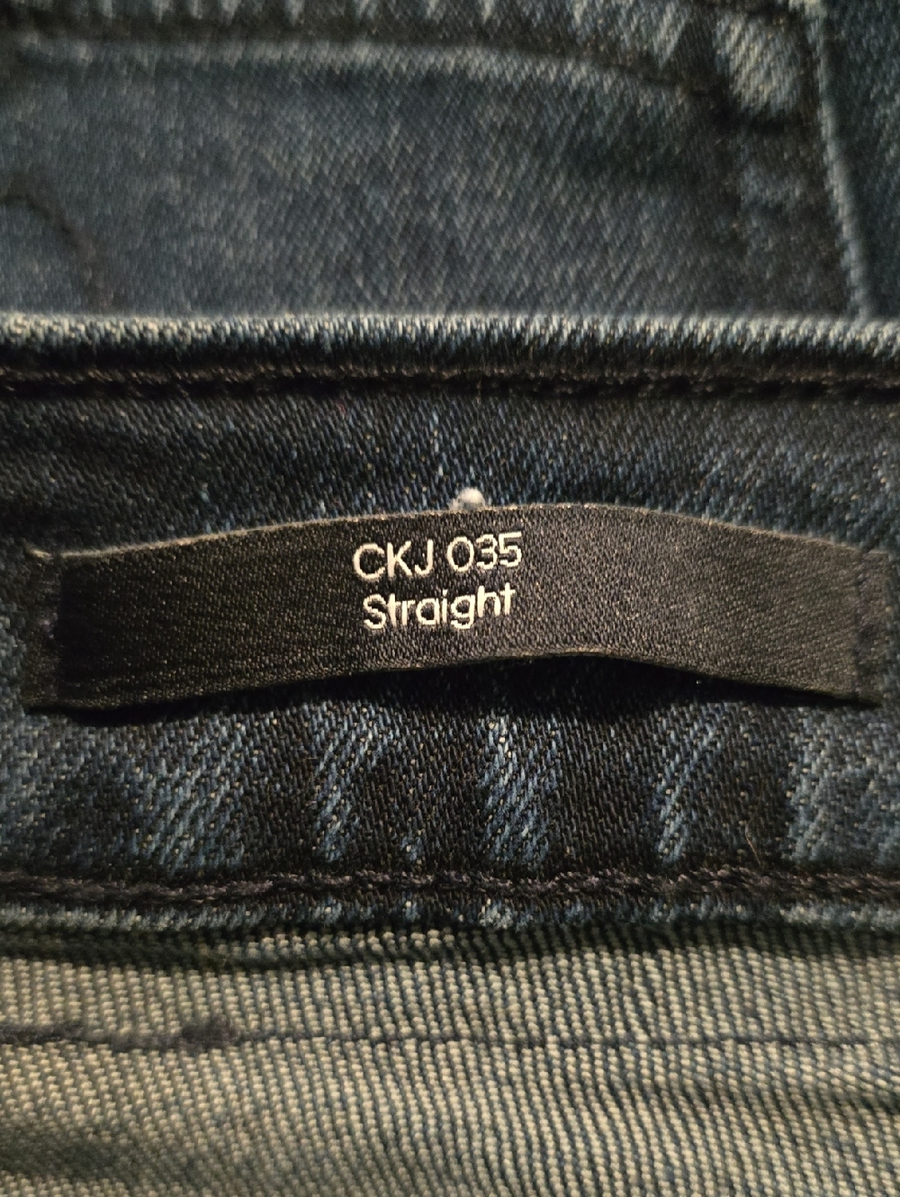 Calvin Klein Jeans Men's 34x32 CKJ 035 Straight Denim Jeans Pants - Picture 5 of 6